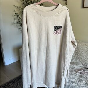 Abercrombie & Fitch kids Cream Long Sleeve Shirt